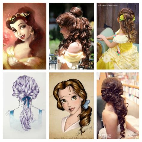 disney belle hairstyle|More.